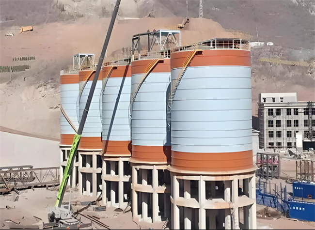 黄石港高架钢板仓